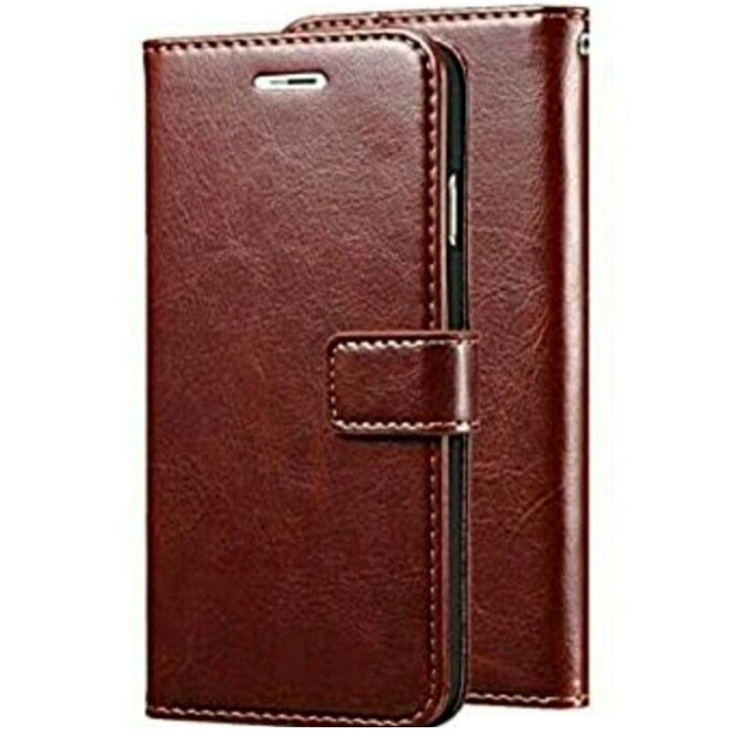 Case Vivo Y69 Leather Flip Cover Wallet Case Kulit Casing Dompet