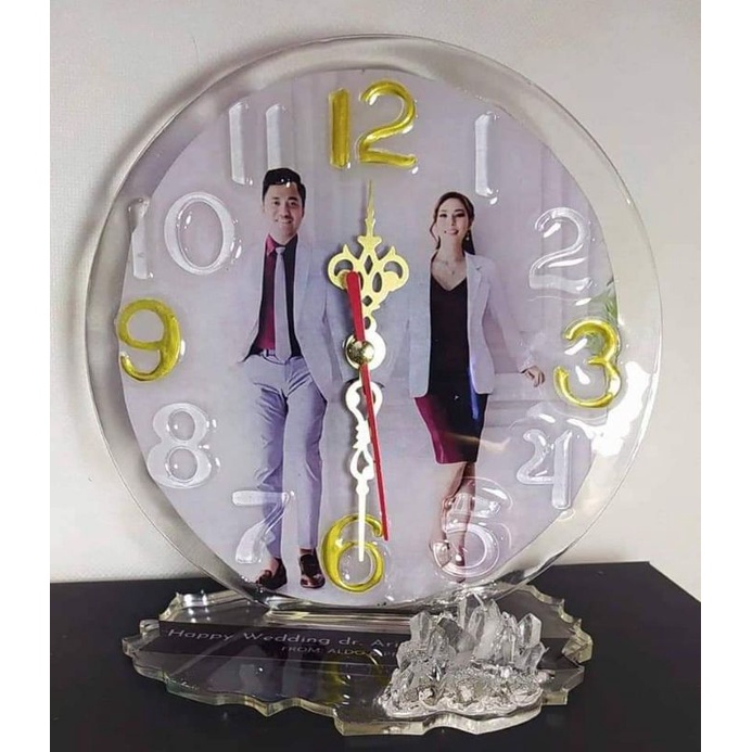 Jam Standing | Jam Resin Costum | Hadiah | Souvenir
