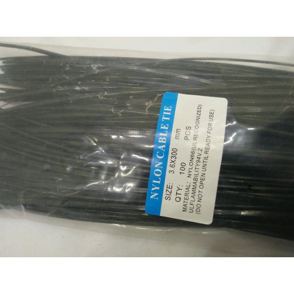 Kabel Ties Cable Tie 3.6x250mm (25cm) Nylon cable tie isi 100 per pak termurah