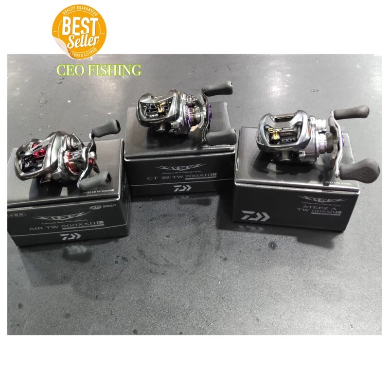Reel BC Baitcasting Daiwa Steez CT SV TW 700 XHL