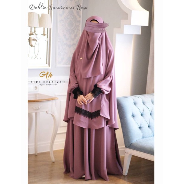 GAMIS DAHLIA BY ALFI HURAIYAH/GAMIS DAHLIA MOM ALFI HURAIYAH/GAMIS SET DAHLIA ALFI HURAIYAH/GAMIS AL