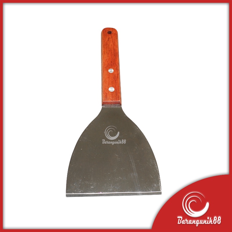 Spatula Kue Pizza Martabak Teppanyaki Sodet Sutil Ukuran Besar Stainless Steel