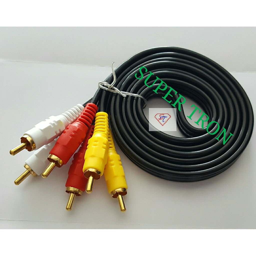 Kabel RCA 3-3 1.5Mtr