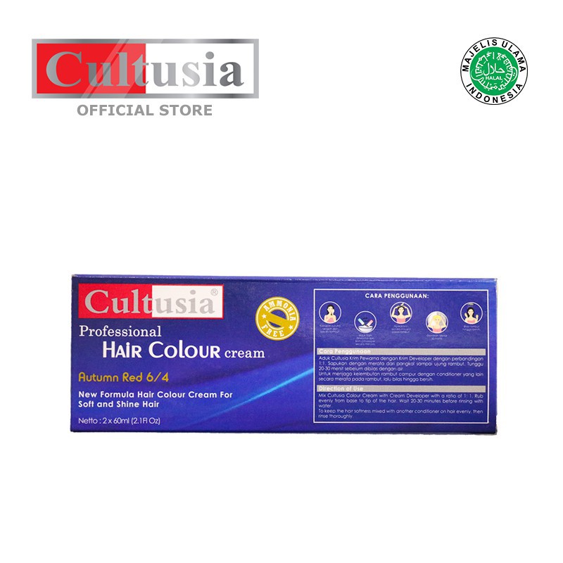 Cultusia Hair Color Autumn Red 6 4 60 ML