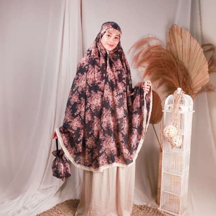 TERLARIS MUKENA POETI MOTIF