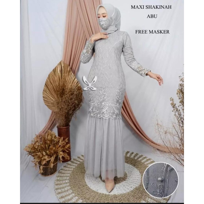 XC - Maxi Shakinah / Maxi Duyung Shakinah / Maxi Tile Mutiara Import / Maxi Mewah