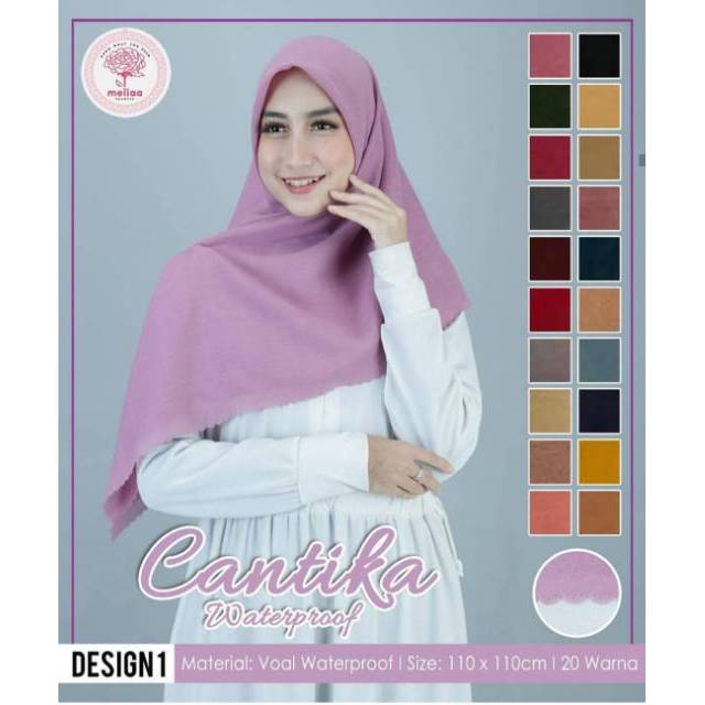 Segiempat voal waterplash (10 pcs)