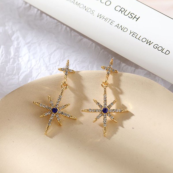 anting bintang s925 diamond star earrings jan259 (1H2)