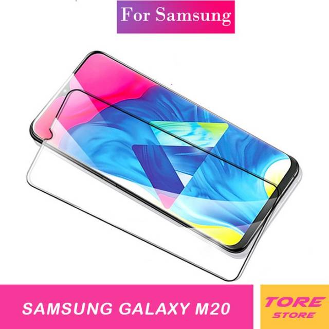 Tempered Glass Samsung M20 Premium Tempered Glass Full Cover Samsung Galaxy M20