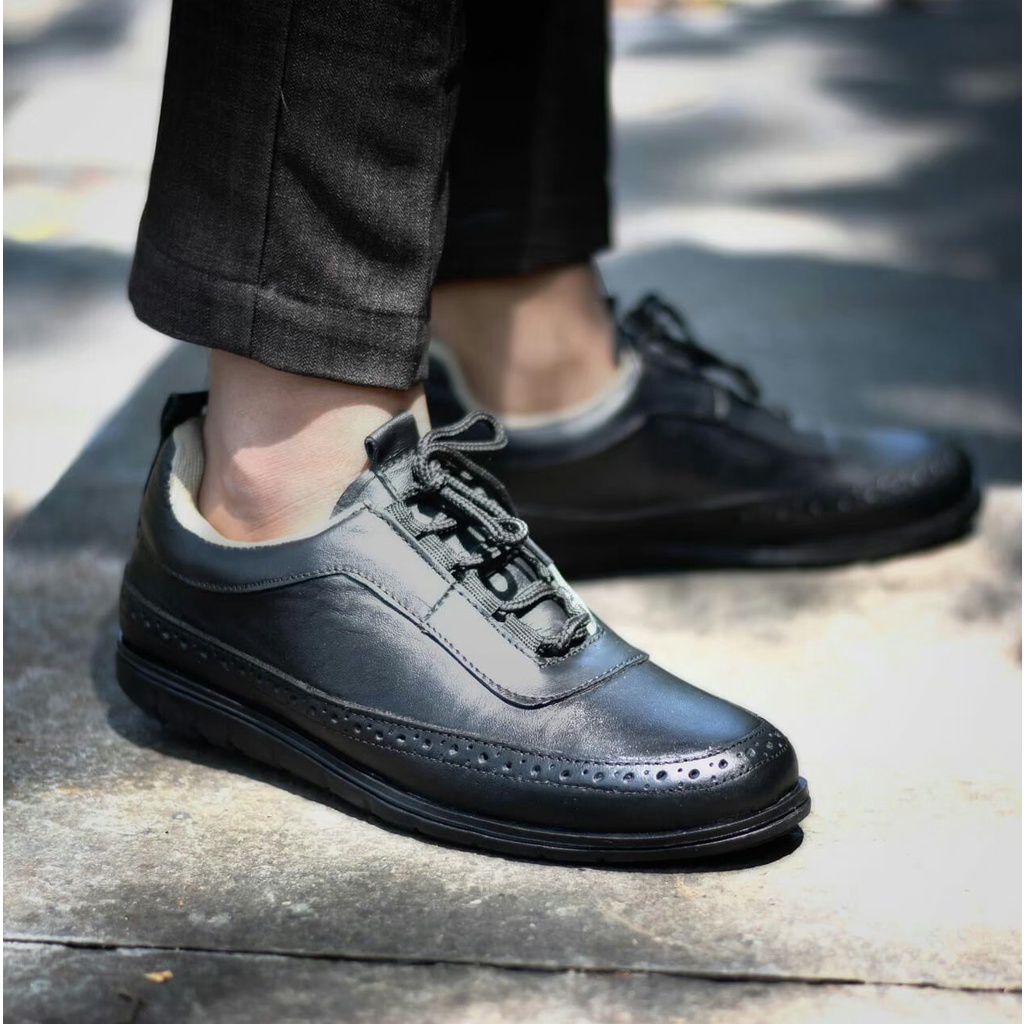 BURAY X SEPATU SNEAKERS KULIT PRIA OXFORD DEWASA WARKA KULIT ASLI PREMIUM CASUAL FORMAL SEPATU PRIA KERJA KANTOR GURU PNS PESTA RESMI NYAMAN || SNEAKERS PRIA PANSUS BERKUALITAS 2022