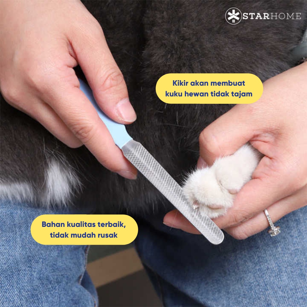 Gunting Kuku Kucing Anjing Pet Grooming Cat Dog Nail Clipper Pemotong Kuku Kucing Anjing Set