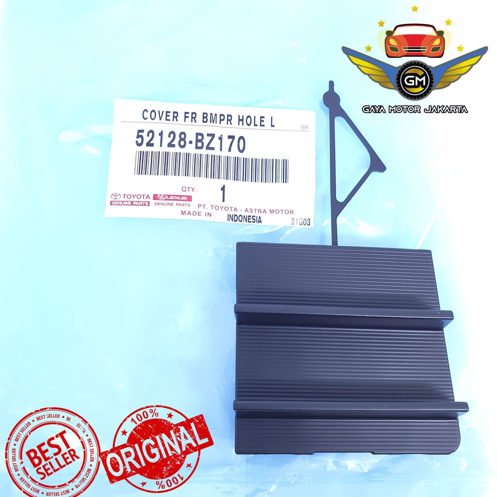 Tutup Towing-Tutup Cover Derek Bumper Depan Kiri Rush-Terios Asli 52128-BZ170