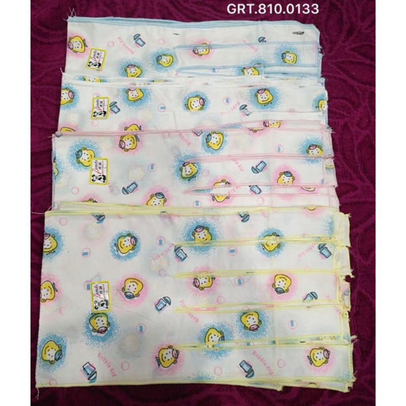 6pcs!!! Gurita bayi motif print polos prima halus