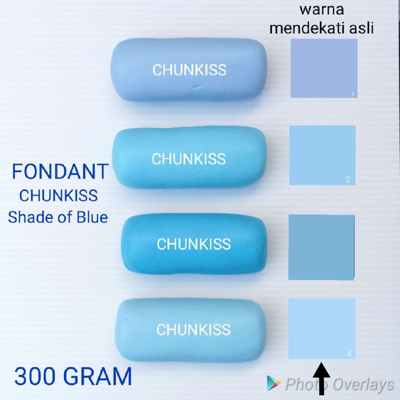 FONDANT SHADE OF BLUE 300 GRAM