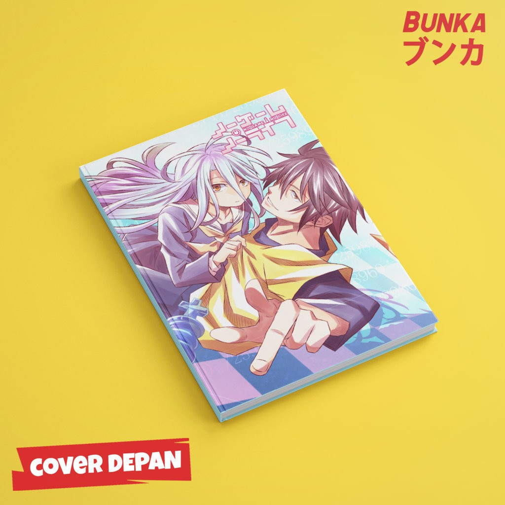 

Notebook Anime No Game No Life Hardcover A5 Buku Tulis Catatan Note Agenda Planner Jurnal