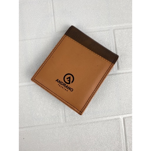 DOMPET PRIA KULIT SINTETIS DOMPET PRIA MURAH MERIAH DOMPET PRIA LIPAT KOMBINASI DOMPET COWOK BAHAN SINTETIS
