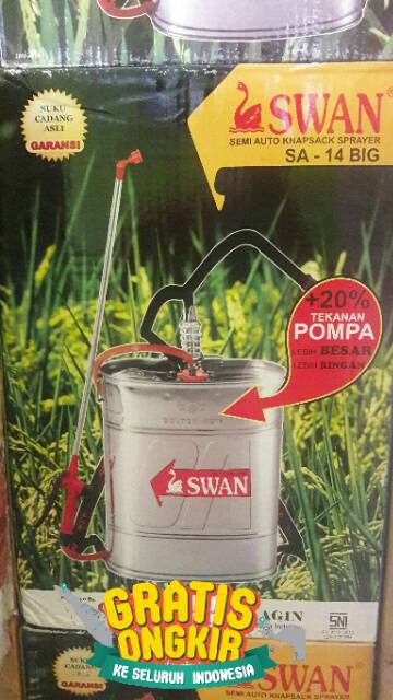 SPRAYER MANUAL SWAN 14 LITER  UNTUK BERKEBUN DAN DISINFEKTAN