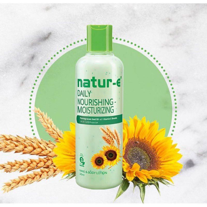 (PROMO) NATUR E HAND &amp; BODY LOTION DAILY NOURISHING MOISTURIZING 245ML