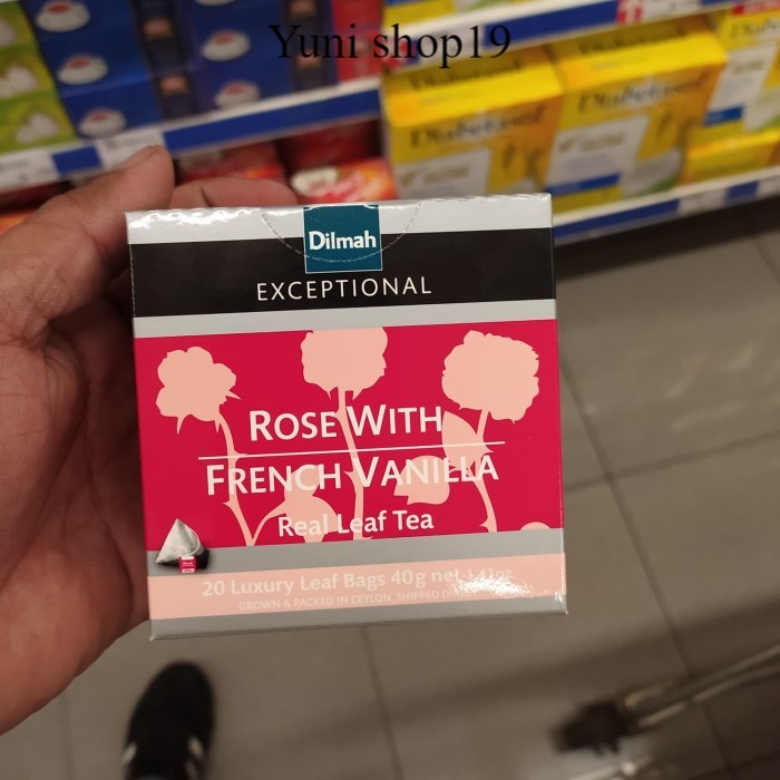 

dilmah rose with french vanilla