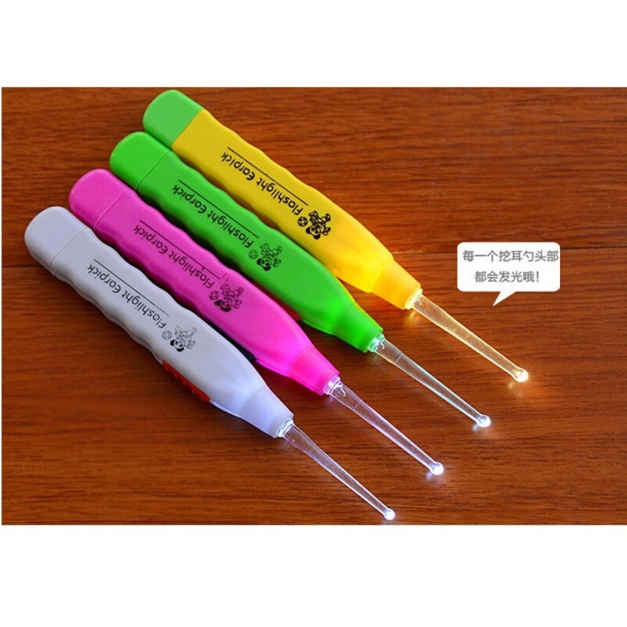 LED Flashlight Earpick Clean / Pembersih Telinga - Multi-Color