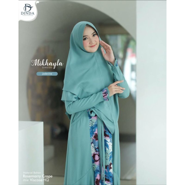 Mikhayla Set Series By Dinda / Mikhayla Set Khimar Original By Dinda / Set Mikhayla Dress