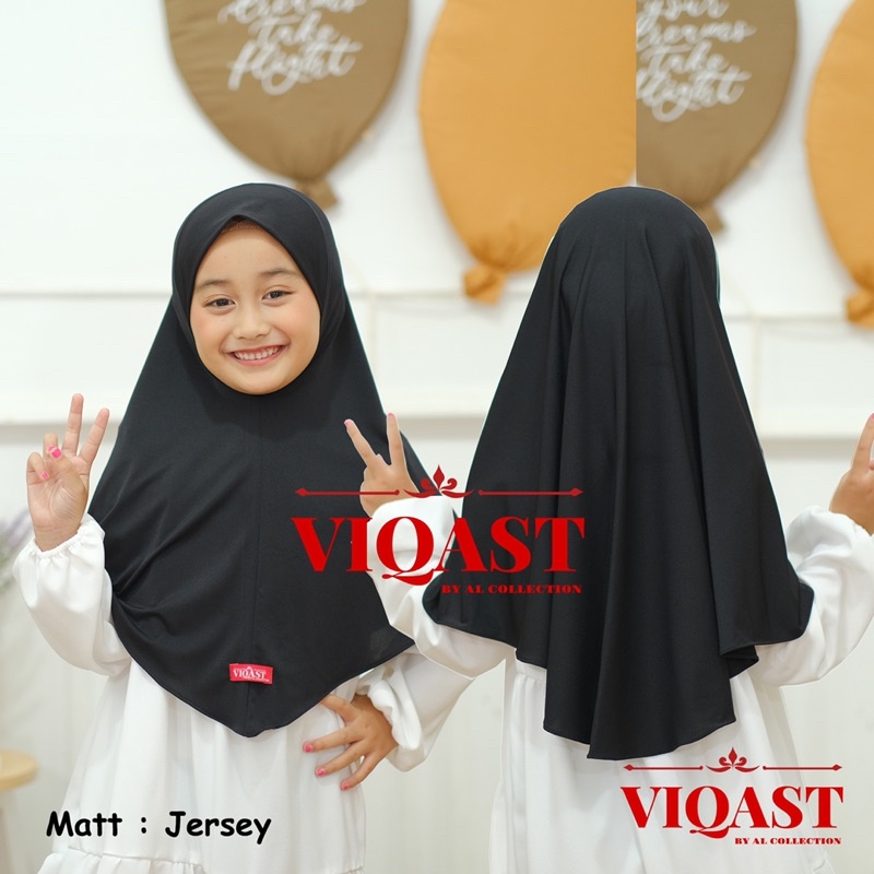 Hijab Bergo Anak TK SD AZVHIRA 3-7 Tahun ORIGINAL VIQAST