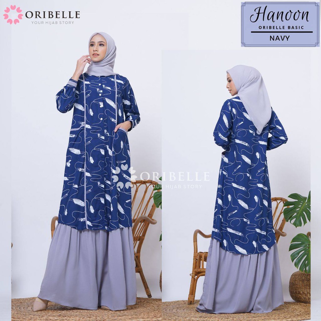 Baju Muslim Gamis Dewasa Hanoon Oribelle Basic