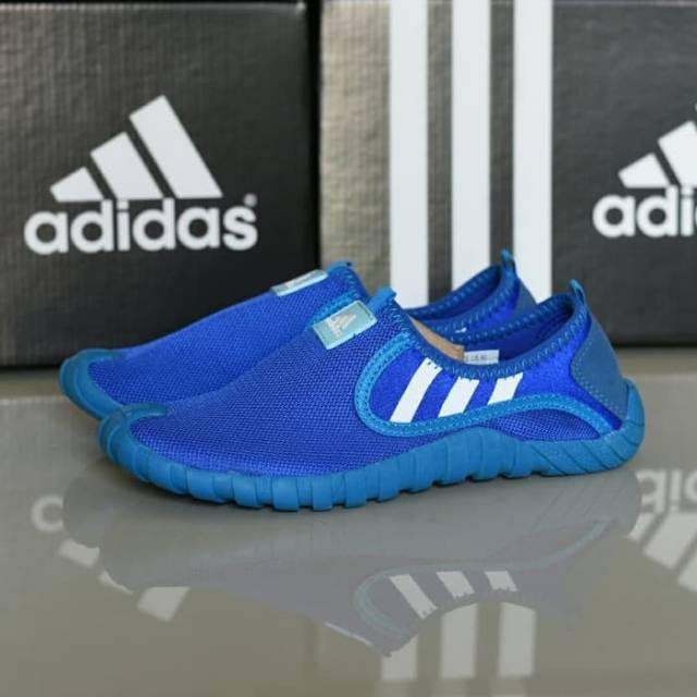 SEPATU ADIDAS JAWPAW GRADE ORI SLIP ON SLOP OUTDOOR SENAM GYM JOGING LARI