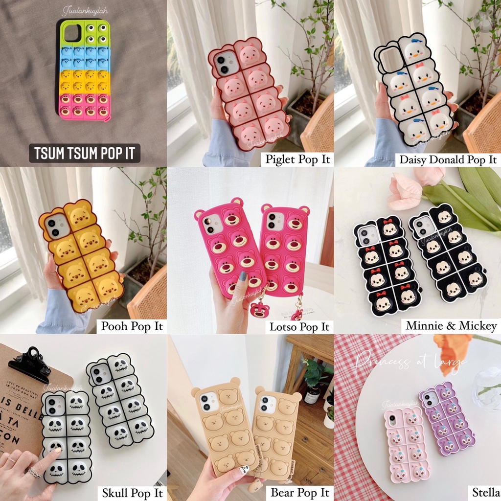 Jual Casing iPhone    POP IT ANIMATION EDITION Pop It Besar Ukuran