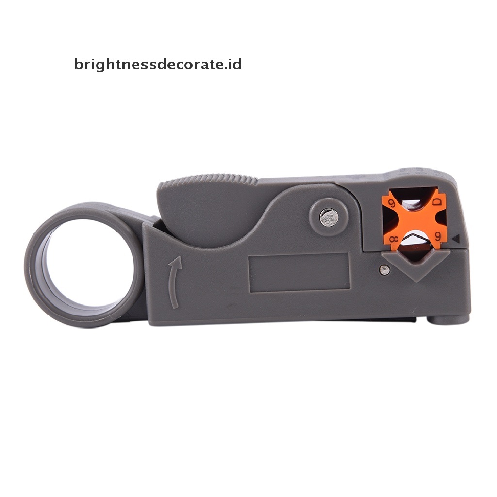 Tang Pemotong Kabel Kawat Otomatis Pisau Ganda Rg6 / 59 Dapat Disesuaikan