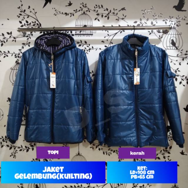 Jaket kuilting gelembung  ld 108 cm