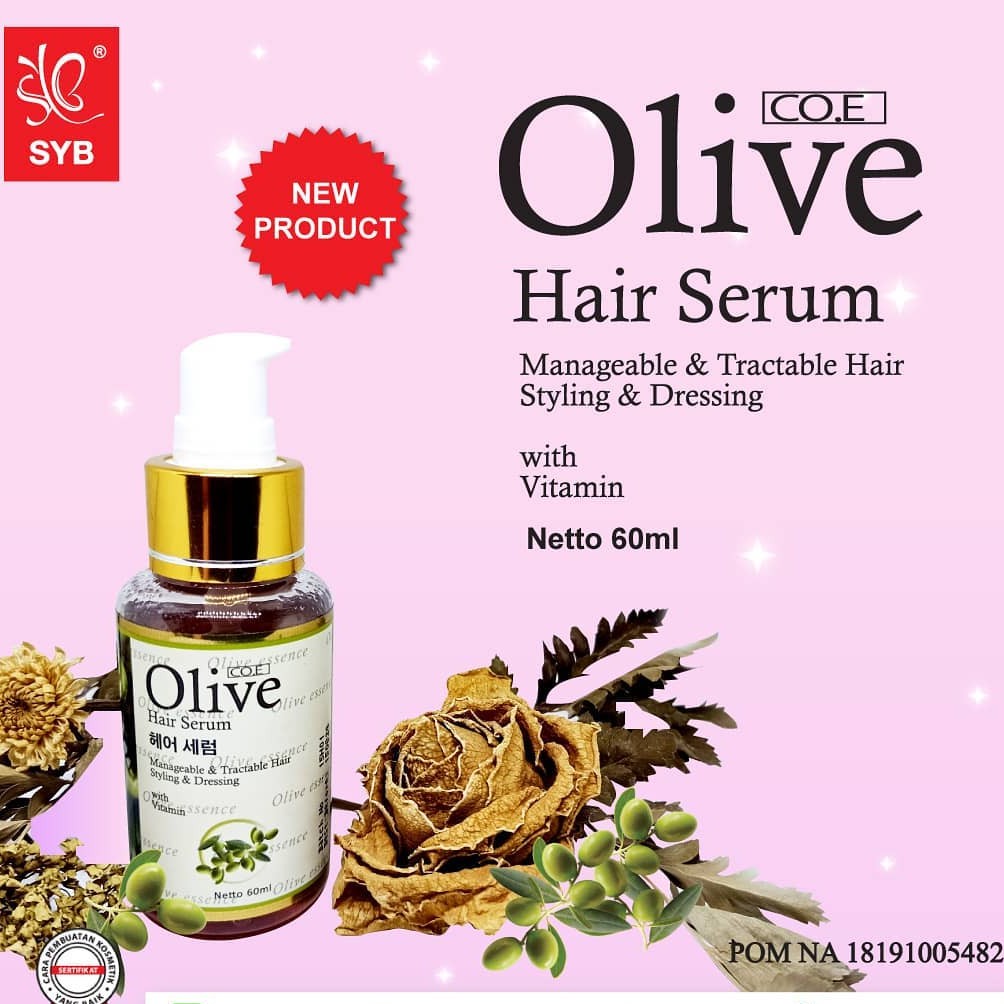 OLIVE COE HAIR SERUM - SERUM RAMBUT OLIVE SYB COE- BPOM