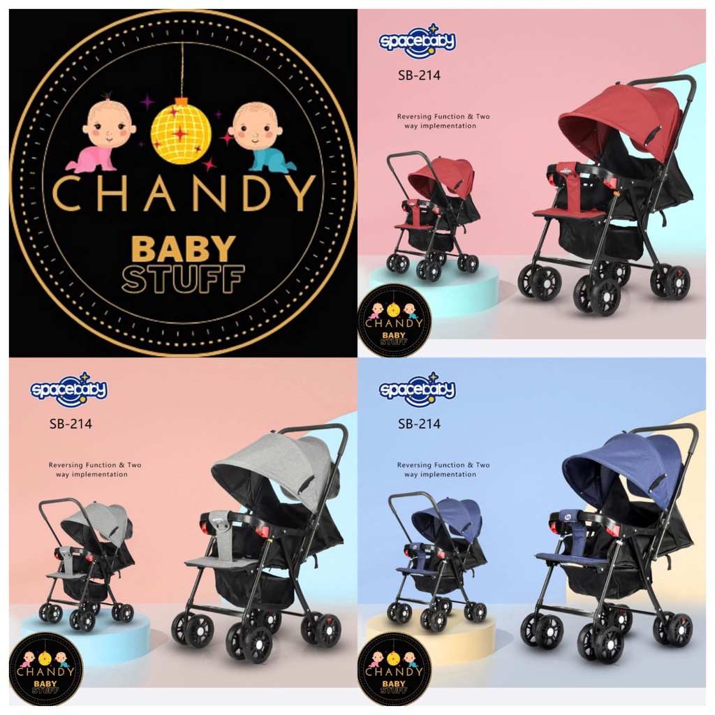 STROLLER BABY SB-214 (REVERSIBLE STIR) SPACEBABY