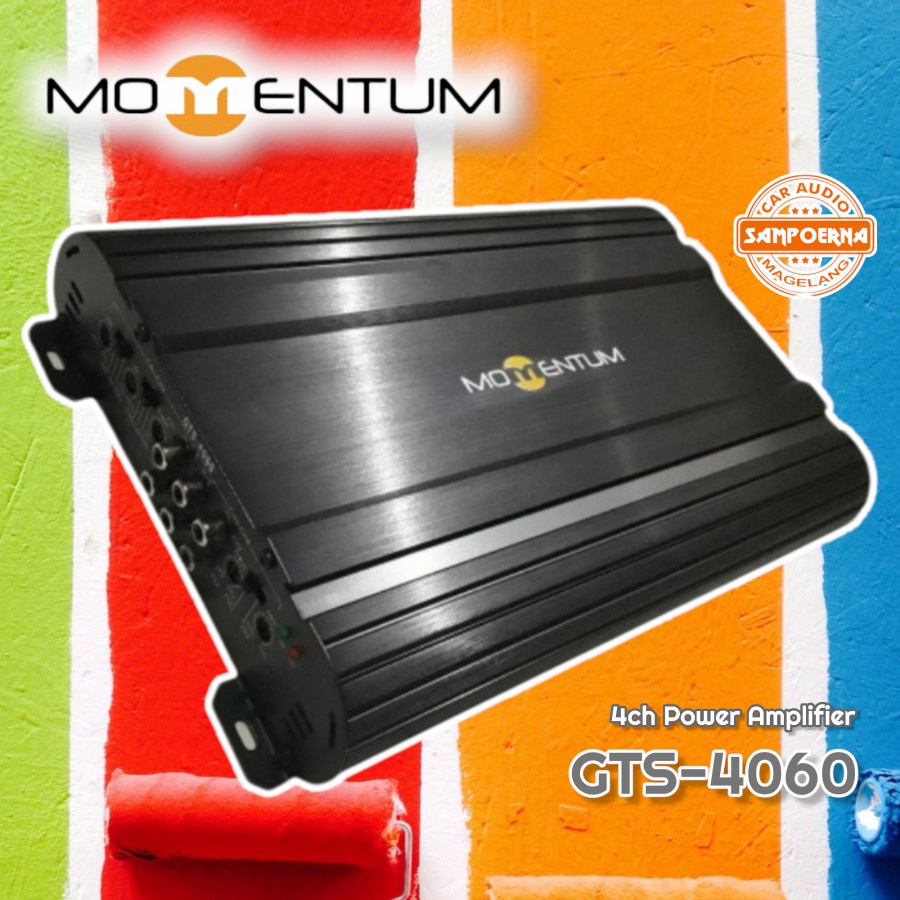 Momentum GTS 4060 | Power Amplifier 4 channel mobil | Garansi Resmi