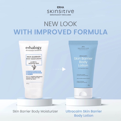 ERHA Body Lotion Skinsitive DF Ultracalm Skin Barrier 125 g