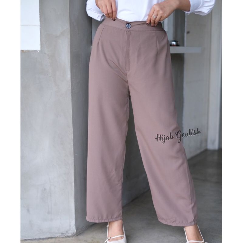 Celana Kulot Highwaist