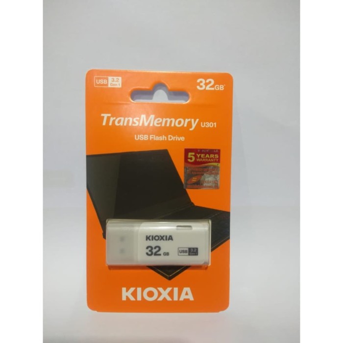 Usb KIOXIA 32gb usb 3.2 garansi resmi (penganti merk toshiba )