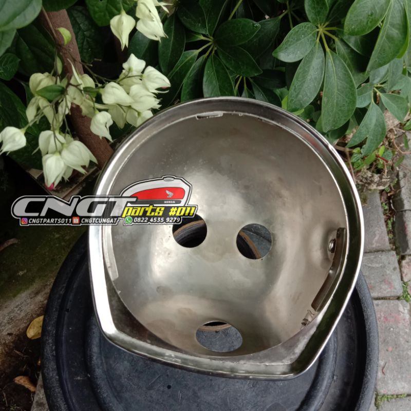 Batok Vanvan Fanfan Batok Lampu Vanvan Fanfan Crome Mentah Full Press Besi Presisi