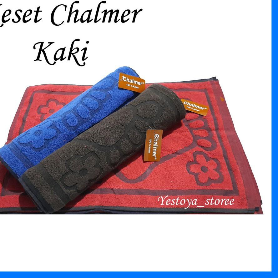 ♡ YS Keset Handuk Chalmer Motif Kaki 40 x 60 cm GradeA Kesed Lantai Kesek Dapur ▲