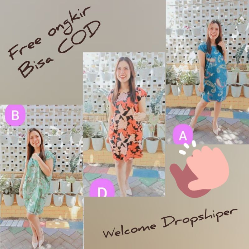 Daster MIDI murah kekinian / Daster Midi Standar & Jumbo / Daster bahan sejuk / Daster ibu / Daster 