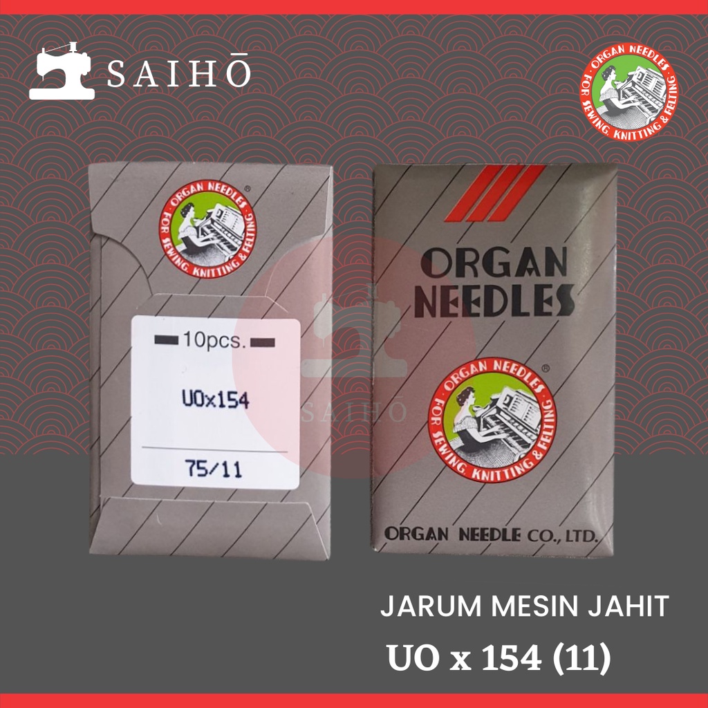 Organ Needles UOx154 / UO x 154 - Jarum Mesin Jahit