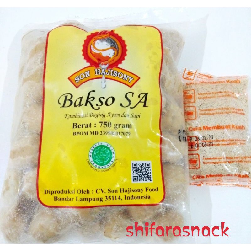 

Bakso Sony Sapi Ayam oleh2 khas Lampung dengan bumbu