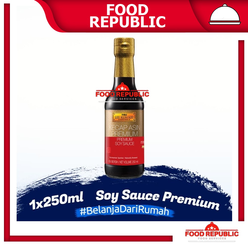 LEE KUM KEE SOY SAUCE PREMIUM 250 ML KECAP ASIN PREMIUM HALAL ENAK