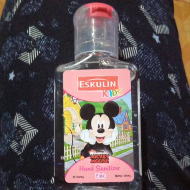 Hand sanitizer eskulin kids pink