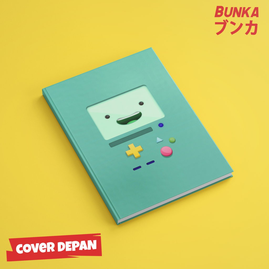 

Notebook Adventure Time BMO Face Hardcover A5 Buku Tulis Catatan Agenda Planner Jurnal