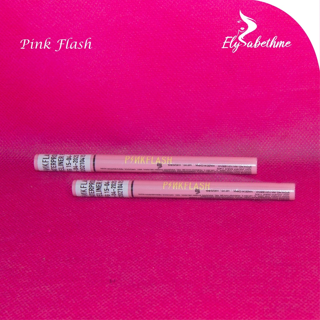✿ELYSABETHME✿ Pinkflash eyeliner spidol waterproof tahan air liquid cair ujung runcing mudah dipakai