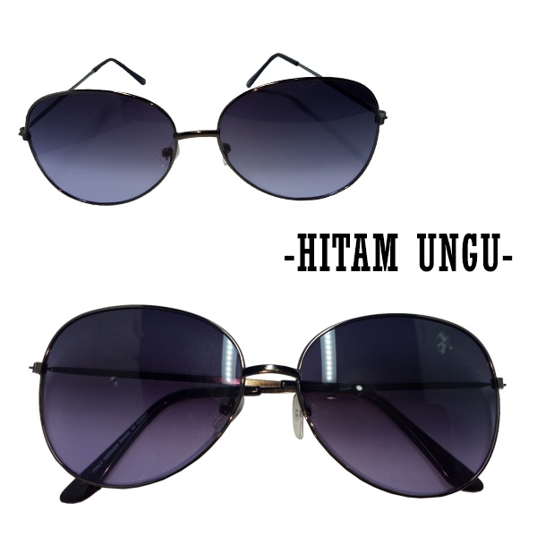 [Bayar Di Tempat]Kacamata Hitam Pria / Wanita Model Klasik Aviator Lensa Bening Frame Metal / kacamata fashion modern / kacamata gaya model terbaru