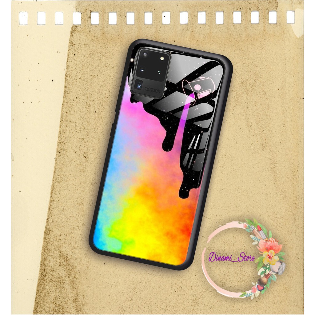 back case glass RAINBOW Vivo Y91 Y17 Y12 Y15 Y93 Y95 Y81 Y83 Y71 Y53 y20 Y30 Y50 V17 Y11 DST1168