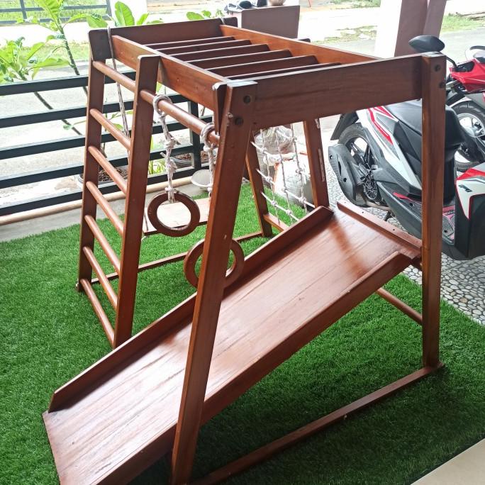 

brakiasi anak/ brakiasi murah berkualitas - natural kayu, 1 meter --Terbaru--