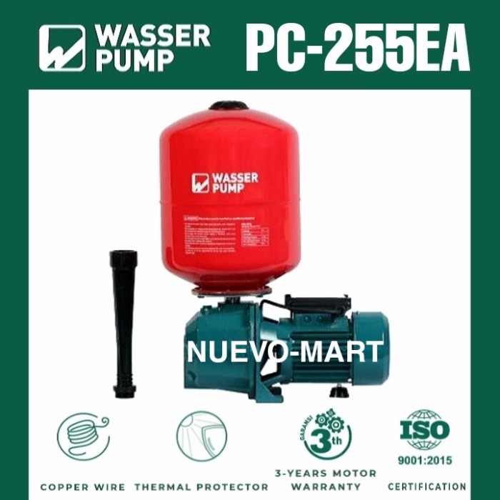 WASSER Jet Pump Pompa Air Dalam PC255EA / PC 255EA / PC 255 EA